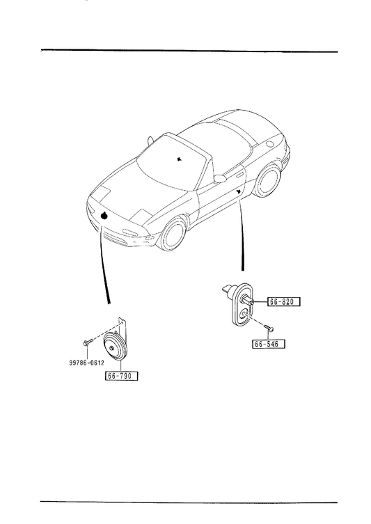 DOOR SWITCH & HORNS [1992 MIATA] - Garage 56 Engineering