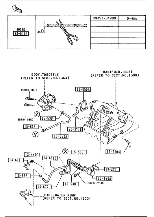 EMISSION CONTROL SYSTEM (INLET SIDE) [1993 MIATA] - Garage 56 Engineering