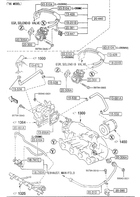 EMISSION CONTROL SYSTEM (INLET SIDE) [1995 Miata] - Garage 56 Engineering