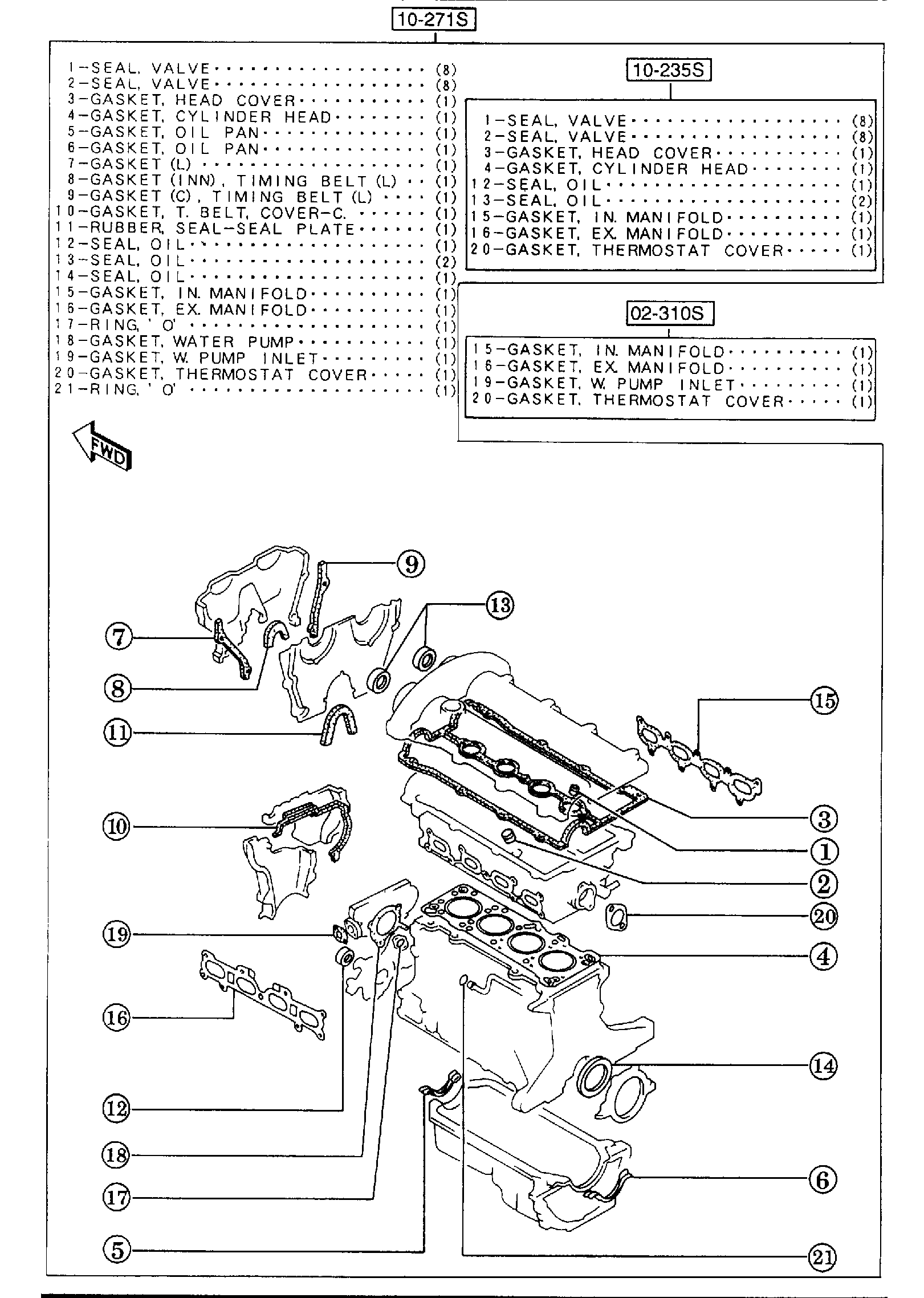 ENGINE & GASKET SETS [1996 Miata] - Garage 56 Engineering