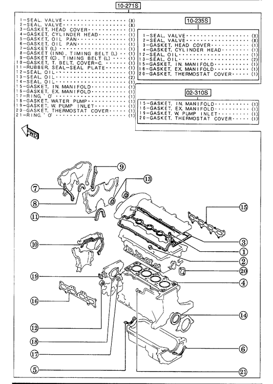 ENGINE & GASKET SETS [1996 Miata] - Garage 56 Engineering