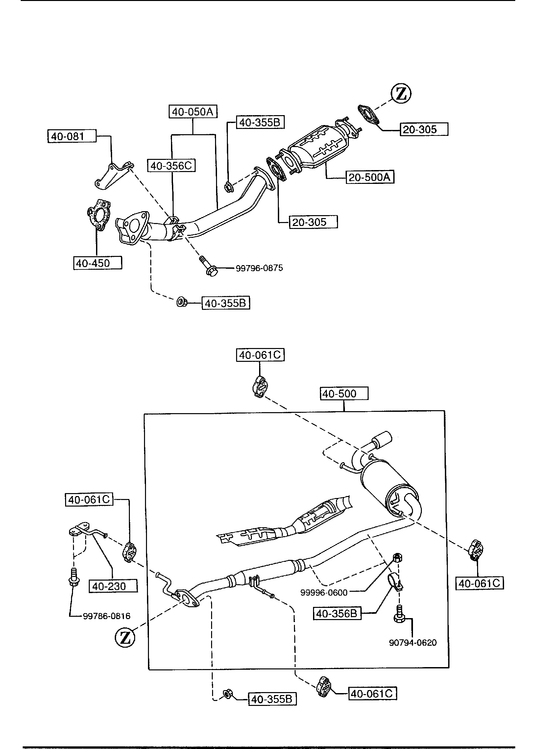 EXHAUST SYSTEM [1994 Miata] - Garage 56 Engineering