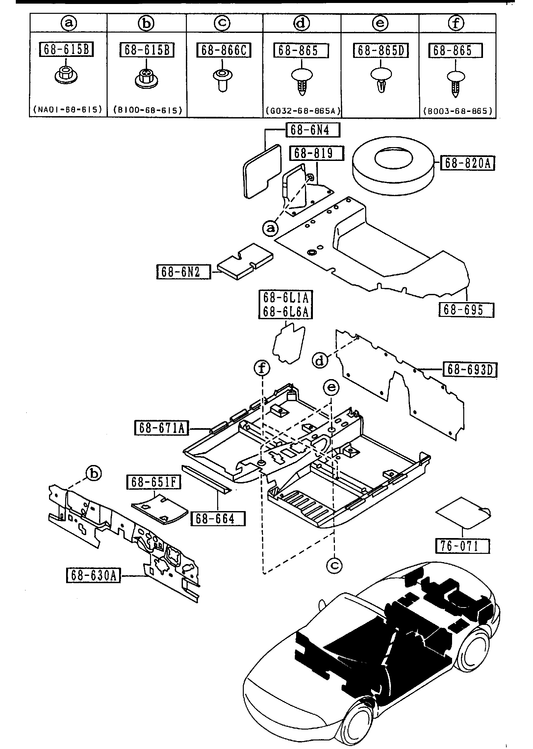 FLOOR MATS & PADS [1991 MIATA] - Garage 56 Engineering