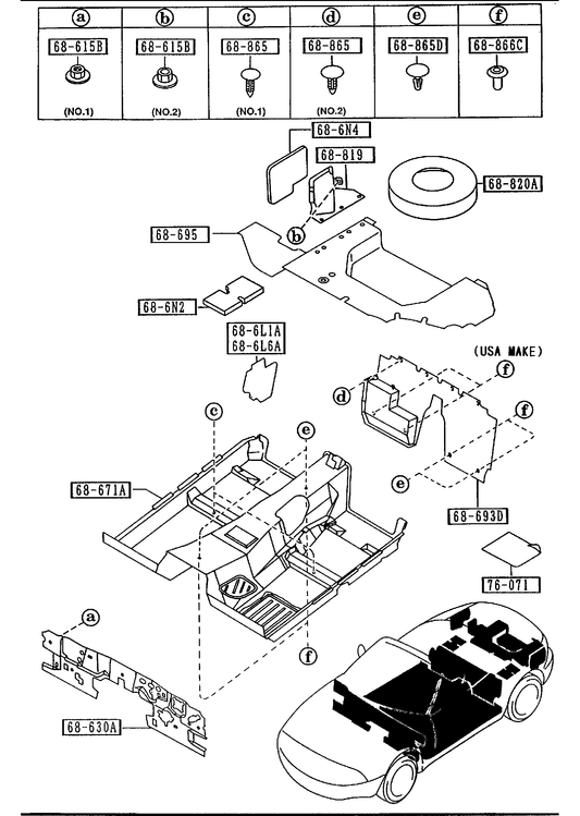 FLOOR MATS & PADS [1994 Miata] - Garage 56 Engineering