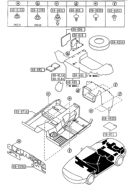 FLOOR MATS & PADS [1995 Miata] - Garage 56 Engineering