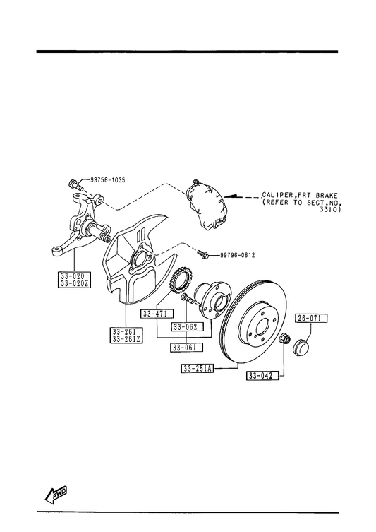 FRONT AXLE (ANTI LOCK BRAKE SYSTEM) [1993 MIATA] - Garage 56 Engineering