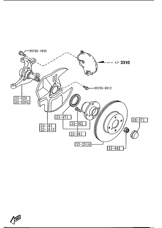 FRONT AXLE (ANTI LOCK BRAKE SYSTEM) [1994 Miata] - Garage 56 Engineering