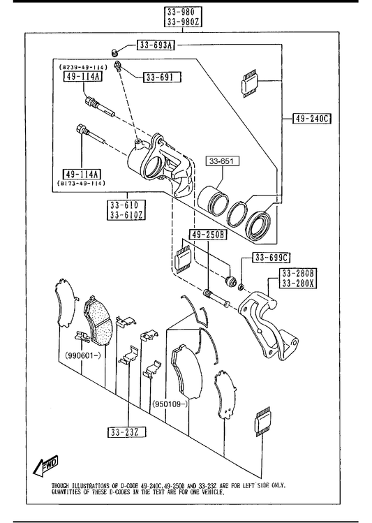 FRONT BRAKE MECHANISMS [1990 Miata] - Garage 56 Engineering
