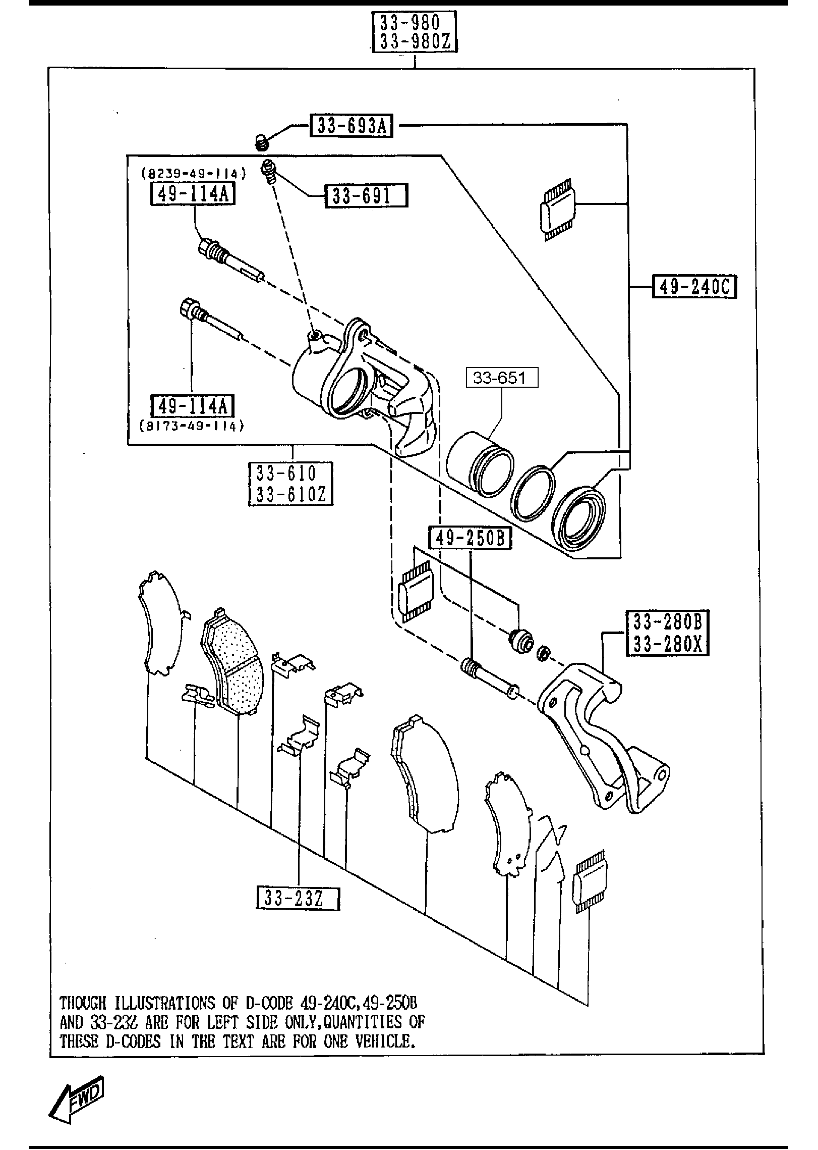 FRONT BRAKE MECHANISMS [1991 MIATA] - Garage 56 Engineering
