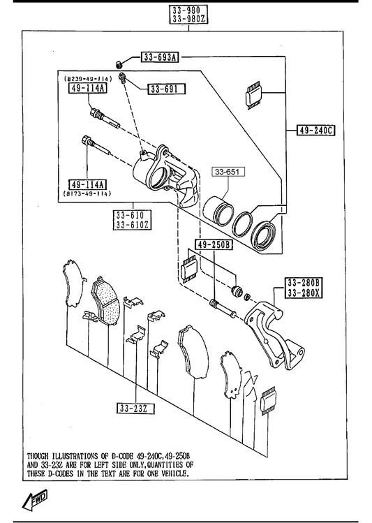 FRONT BRAKE MECHANISMS [1992 MIATA] - Garage 56 Engineering