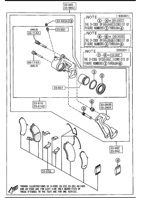 FRONT BRAKE MECHANISMS [1993 MIATA] - Garage 56 Engineering