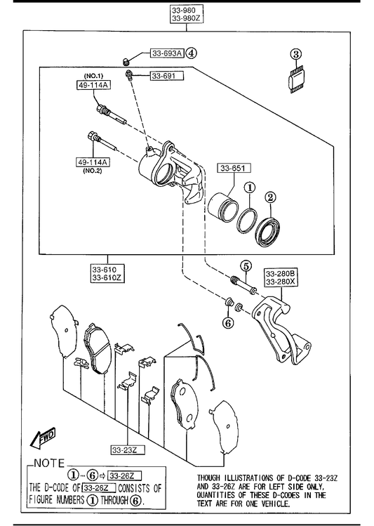 FRONT BRAKE MECHANISMS [1994 Miata] - Garage 56 Engineering