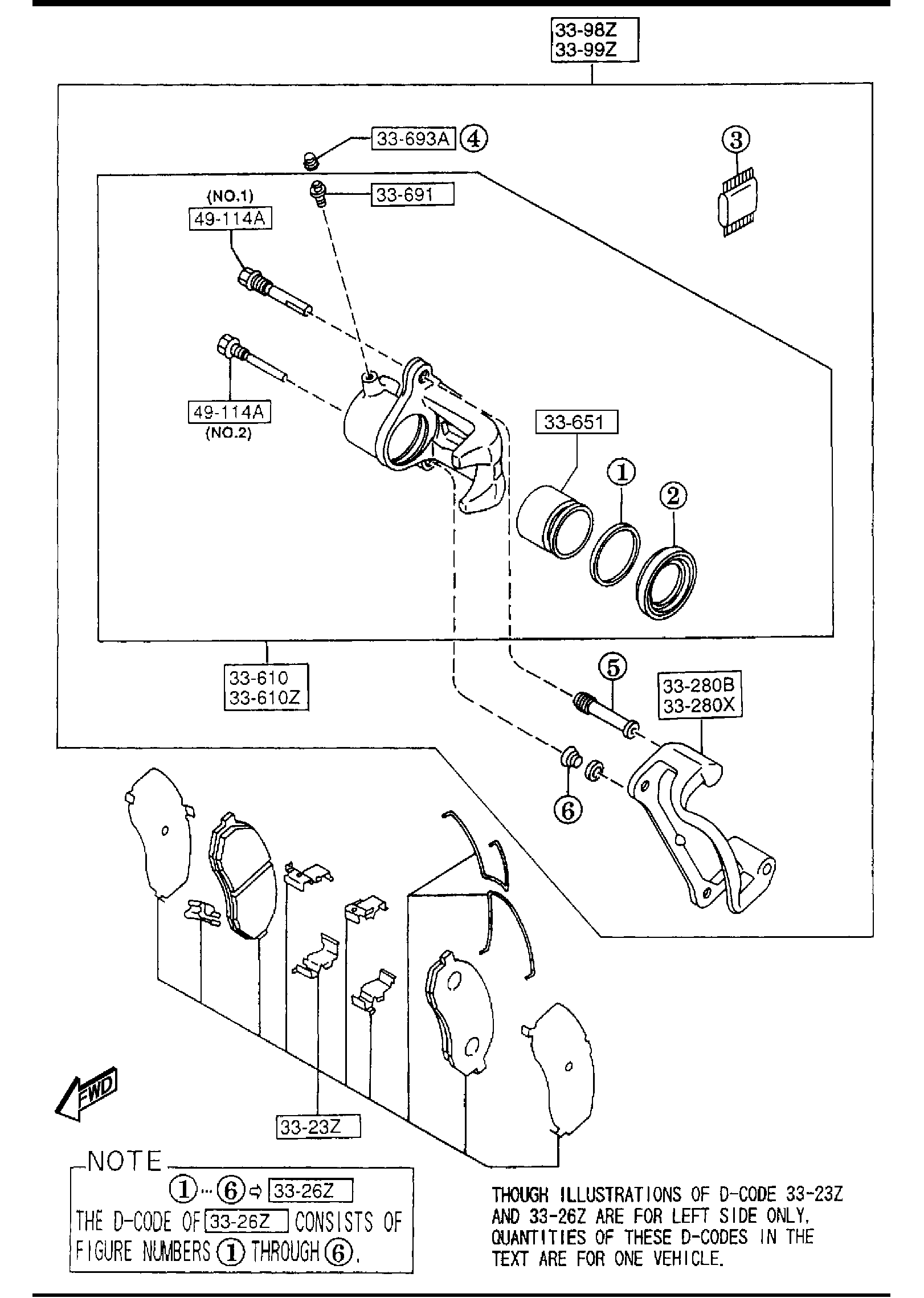 FRONT BRAKE MECHANISMS [1996 Miata] - Garage 56 Engineering
