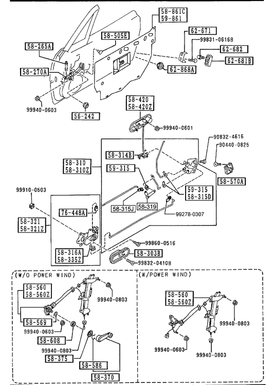 FRONT DOOR MECHANISMS [1990 Miata] - Garage 56 Engineering