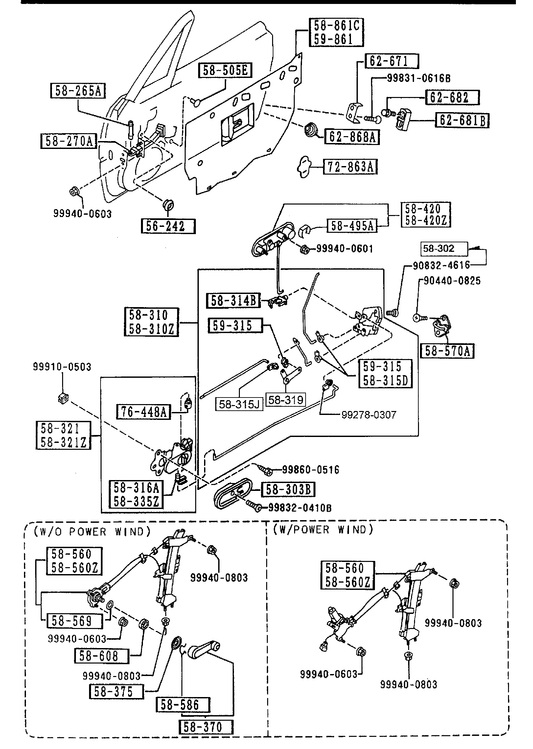 FRONT DOOR MECHANISMS [1992 MIATA] - Garage 56 Engineering