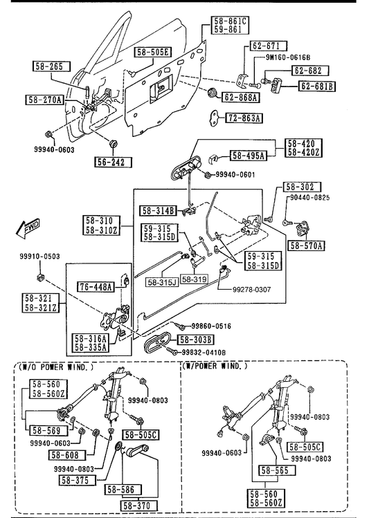 FRONT DOOR MECHANISMS [1994 Miata] - Garage 56 Engineering