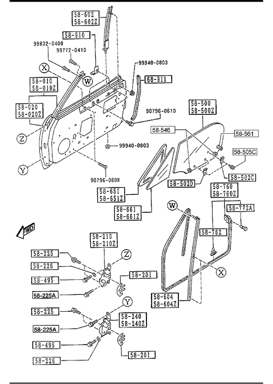 FRONT DOORS [1995 Miata] - Garage 56 Engineering