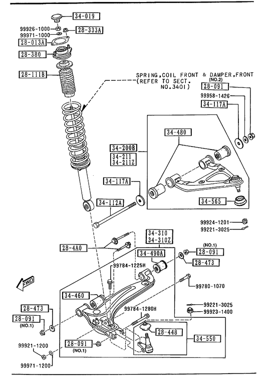 FRONT SUSPENSION MECHANISMS [1993 MIATA] - Garage 56 Engineering