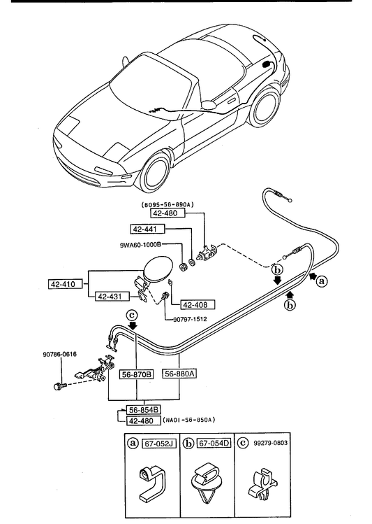 FUEL LID OPENER [1991 MIATA] - Garage 56 Engineering