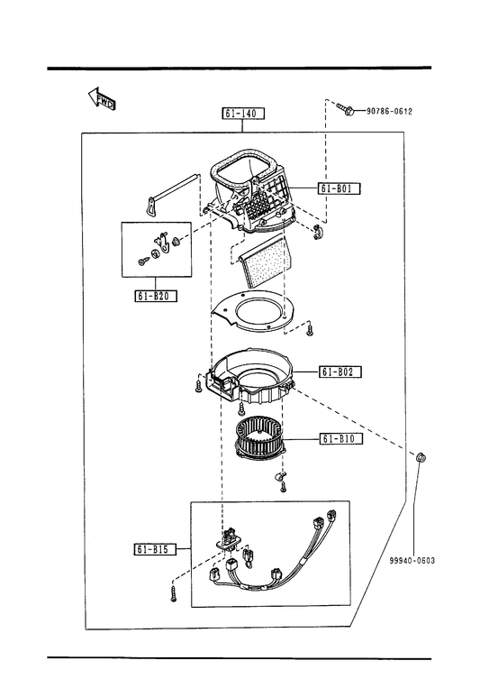 HEATER BLOWER COMPONENTS [1992 MIATA] - Garage 56 Engineering