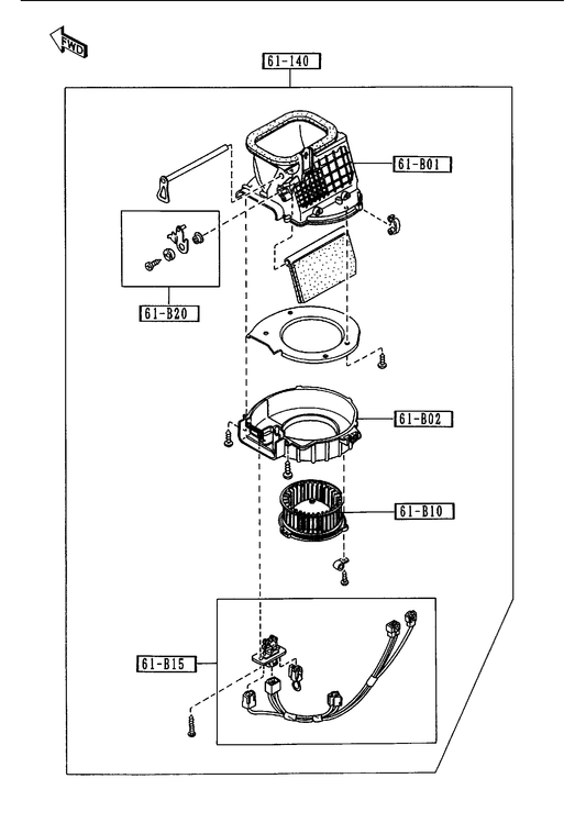 HEATER BLOWER COMPONENTS [1993 MIATA] - Garage 56 Engineering