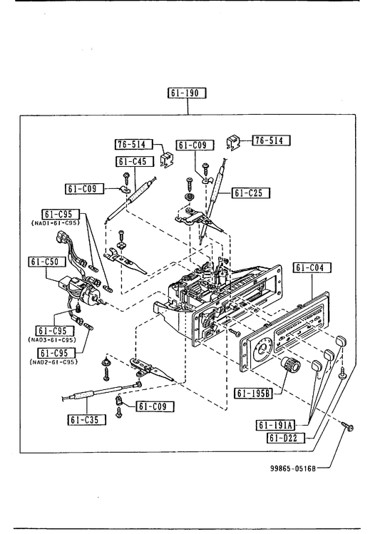 HEATER CONTROL COMPONENTS [1990 Miata] - Garage 56 Engineering