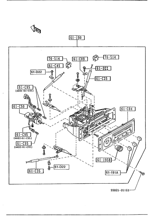 HEATER CONTROL COMPONENTS [1992 MIATA] - Garage 56 Engineering