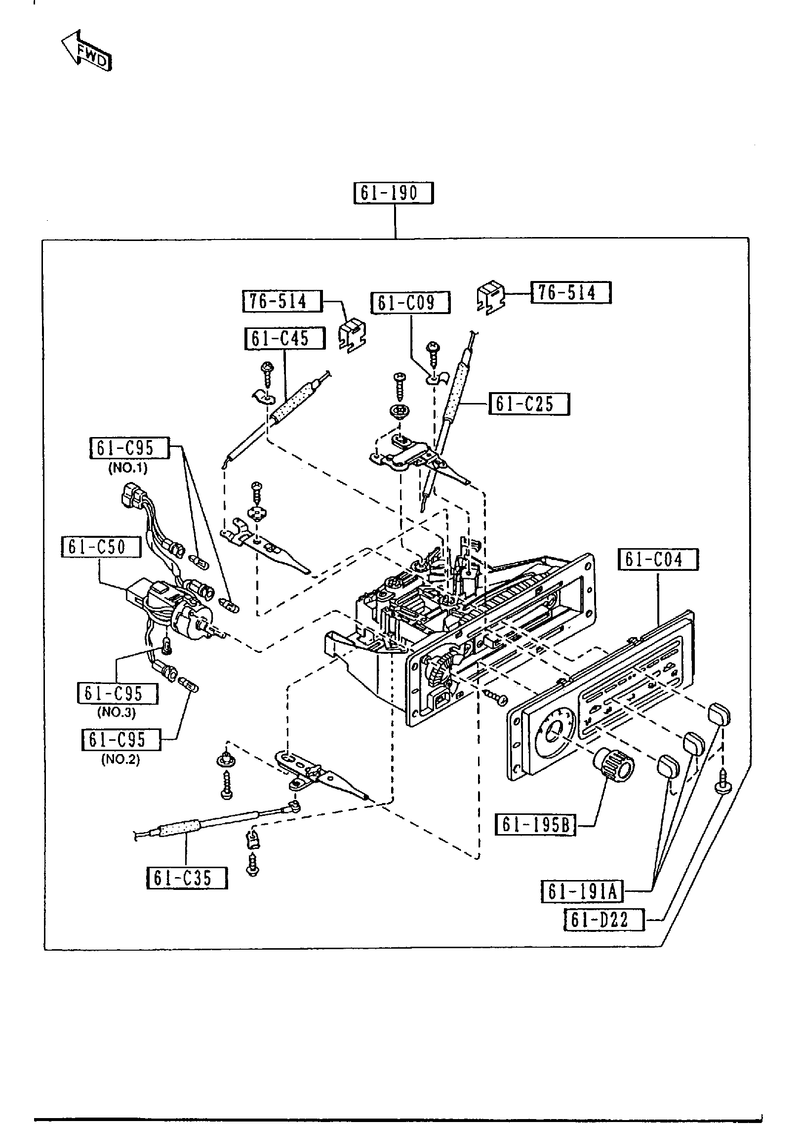 HEATER CONTROL COMPONENTS [1995 Miata] - Garage 56 Engineering