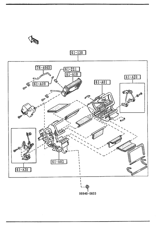 HEATER UNIT COMPONENTS [1992 MIATA] - Garage 56 Engineering