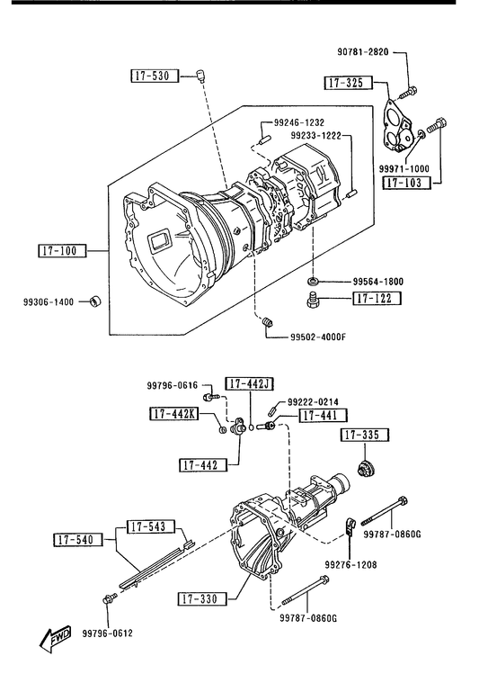 MANUAL TRANSMISSION CASE [1995 Miata] - Garage 56 Engineering