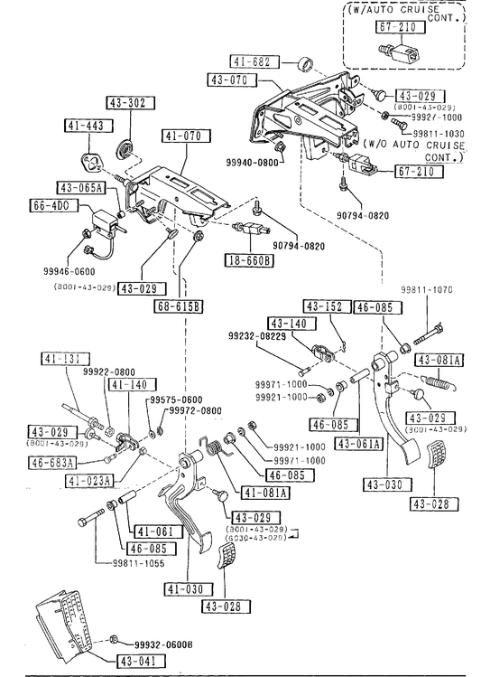MANUAL TRANSMISSION CLUTCH & BRAKE PEDALS [1990 Miata] - Garage 56 Engineering