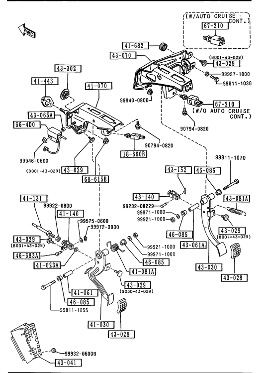 MANUAL TRANSMISSION CLUTCH & BRAKE PEDALS [1992 MIATA] - Garage 56 Engineering