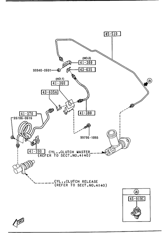 MANUAL TRANSMISSION CLUTCH PIPINGS [1993 MIATA] - Garage 56 Engineering