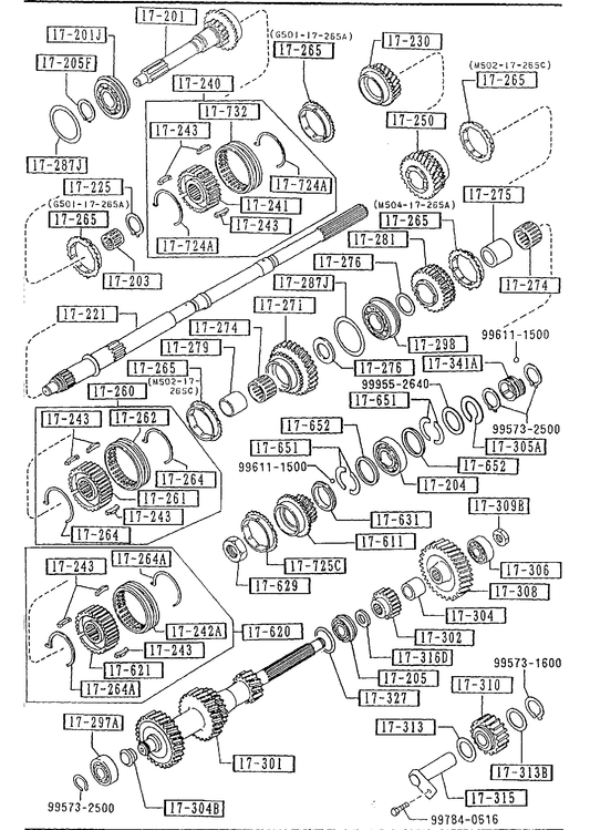MANUAL TRANSMISSION GEARS [1992 MIATA] - Garage 56 Engineering