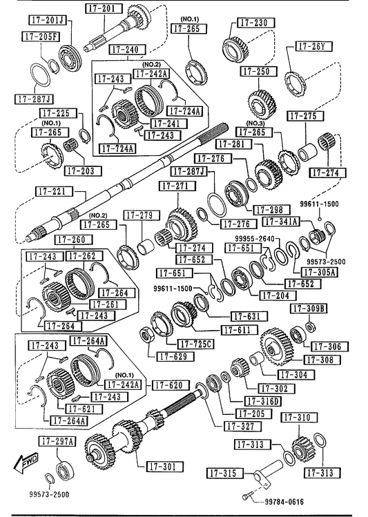 MANUAL TRANSMISSION GEARS [1994 Miata] - Garage 56 Engineering