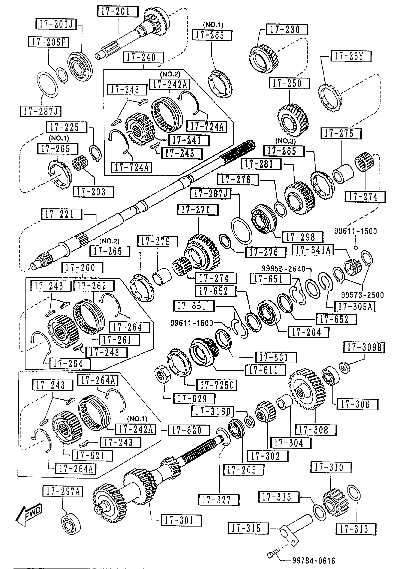 MANUAL TRANSMISSION GEARS [1996 Miata] - Garage 56 Engineering