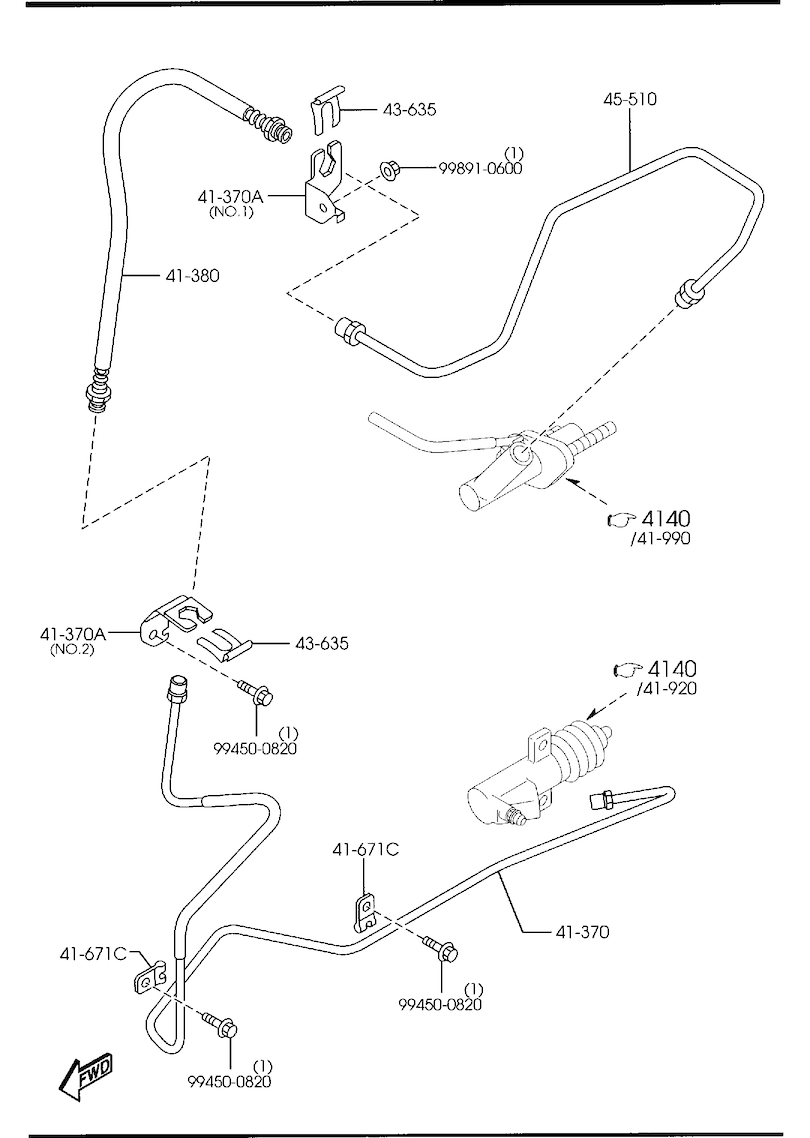 NC MX-5: Manual Transmission Clutch Pipings - Garage 56 Engineering 