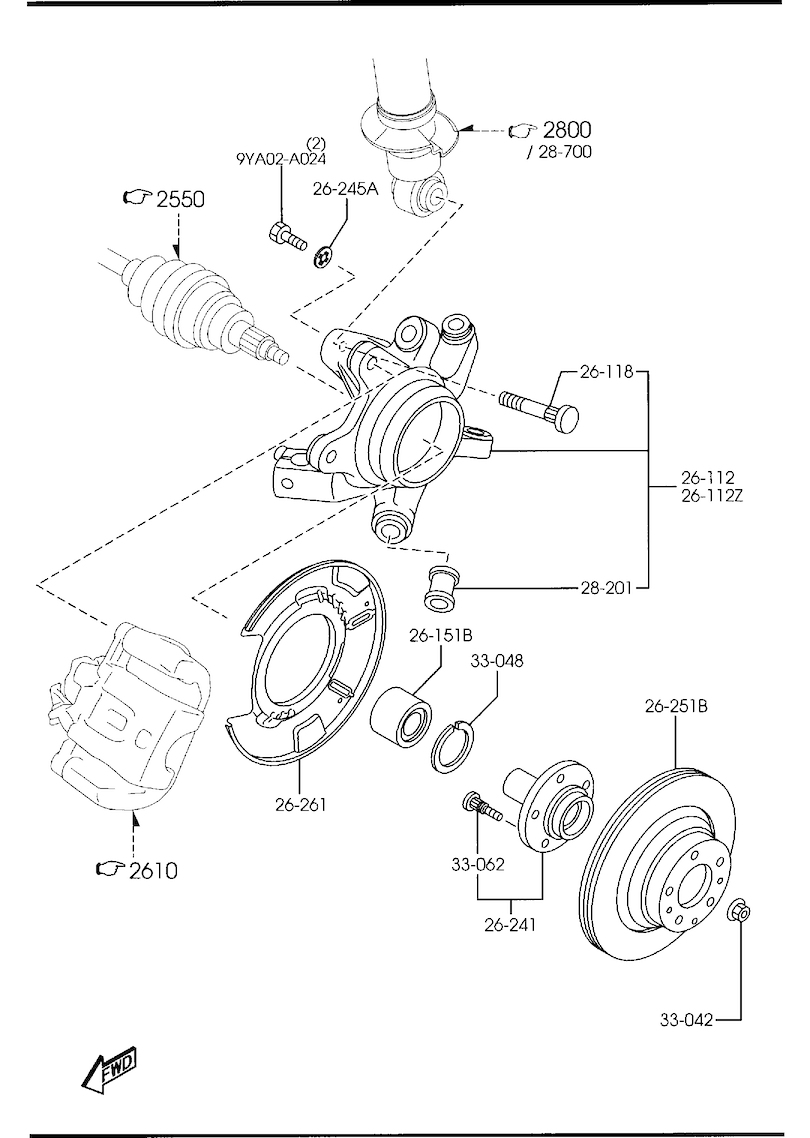 NC MX-5: Rear Axle - Garage 56 Engineering 