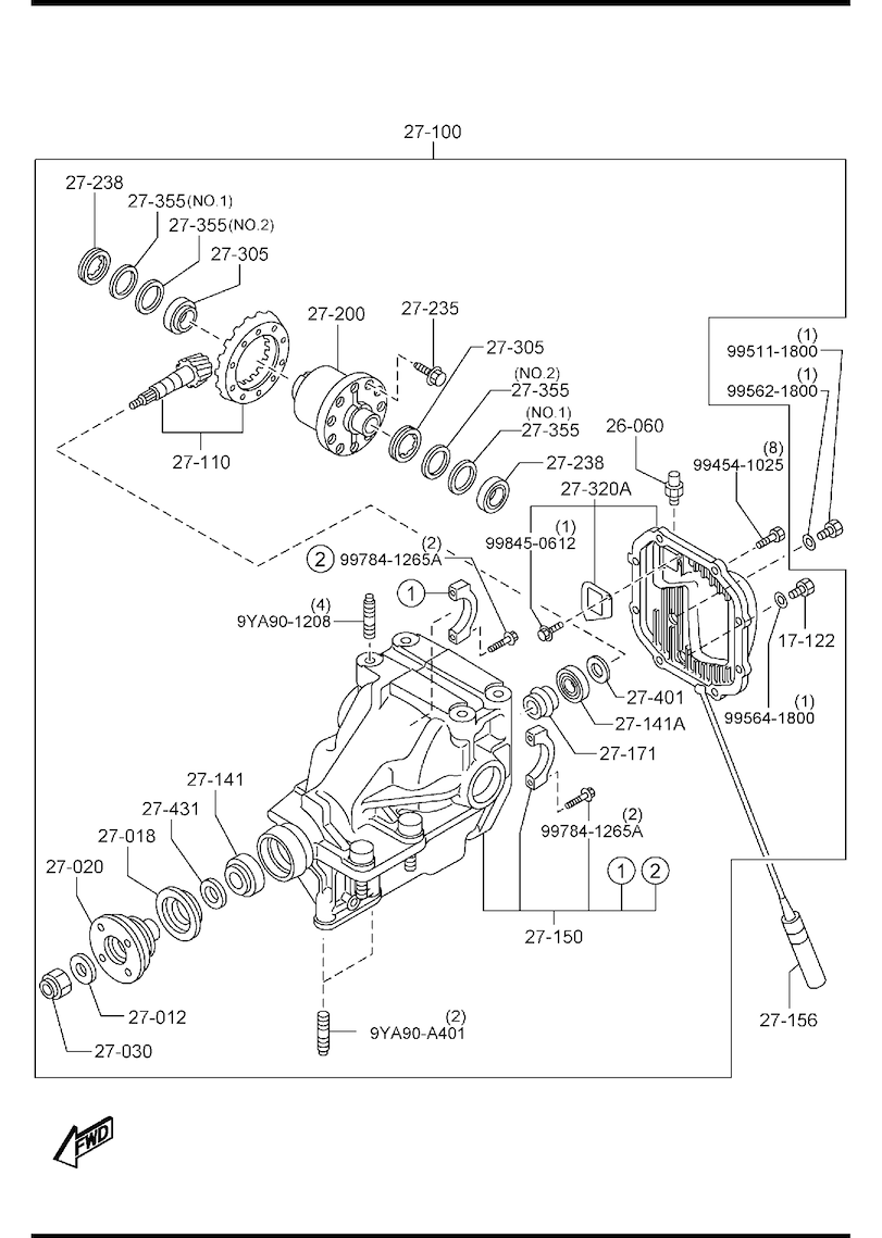 NC MX-5: Rear Differentials (Limited Slip Diff.) - Garage 56 Engineering 
