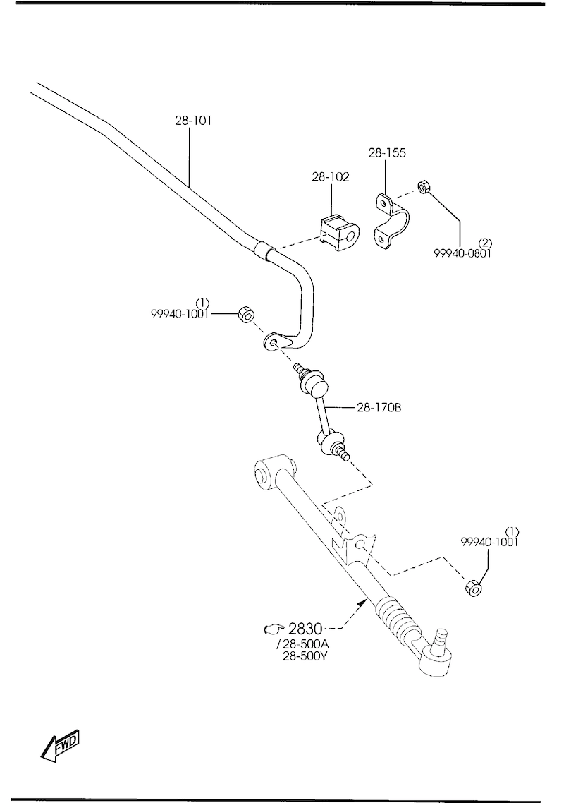 NC MX-5: Rear Stabilizer - Garage 56 Engineering 