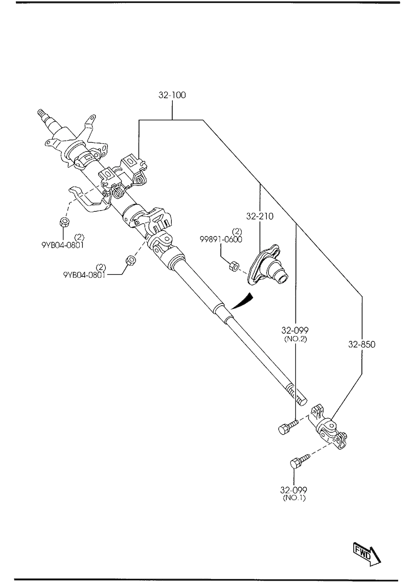 NC MX-5: Steering Column & Shafts - Garage 56 Engineering 