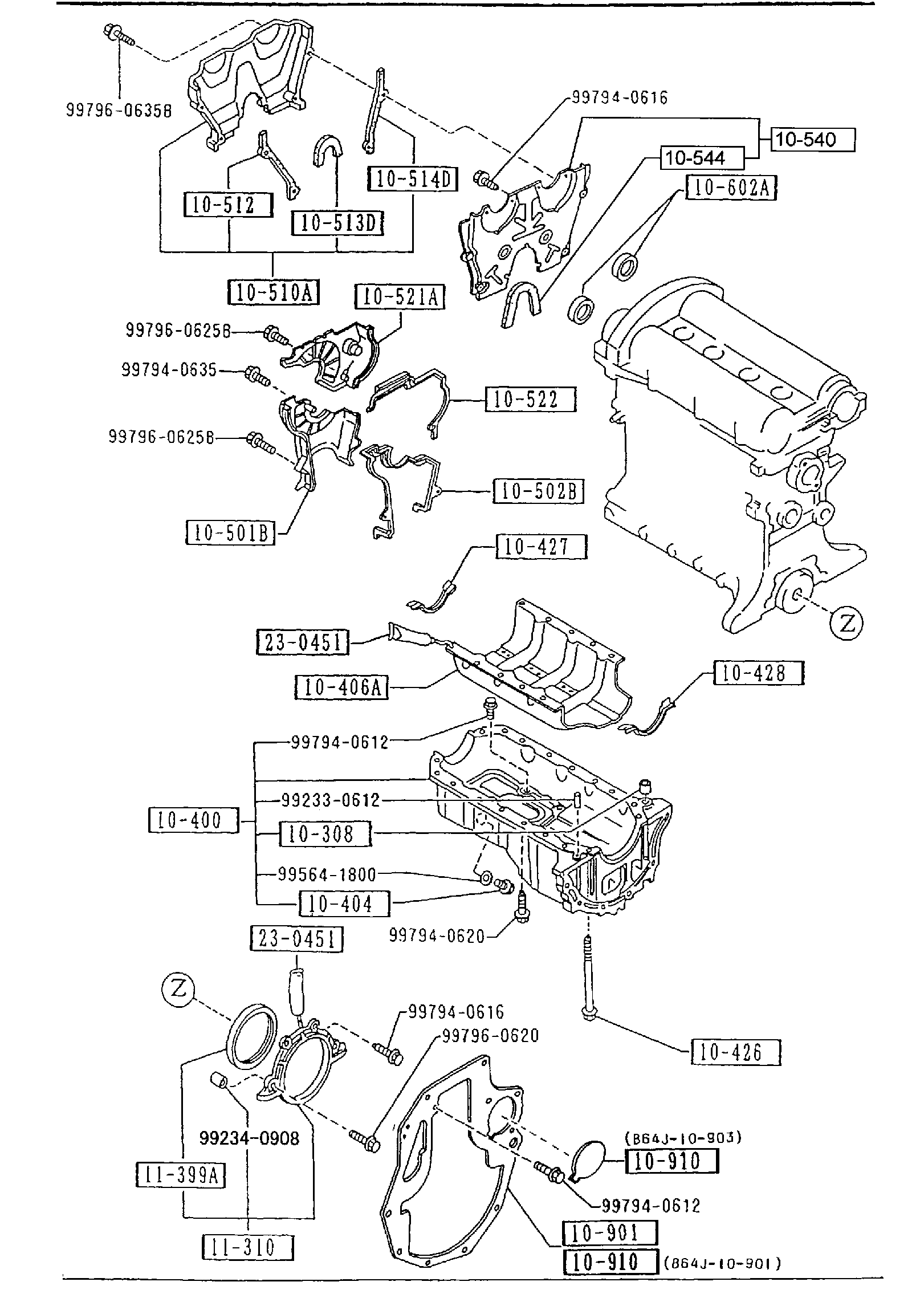 OIL PAN & TIMING COVER 1990 Miata | Garage 56 Engineering – Garage 56 ...