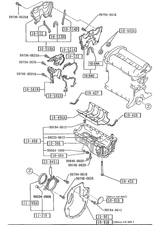 OIL PAN & TIMING COVER [1992 MIATA] - Garage 56 Engineering