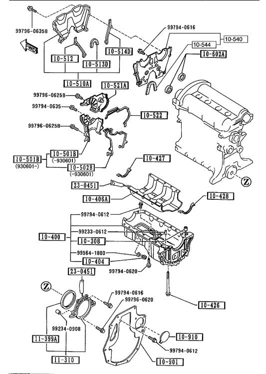 OIL PAN & TIMING COVER [1993 MIATA] - Garage 56 Engineering
