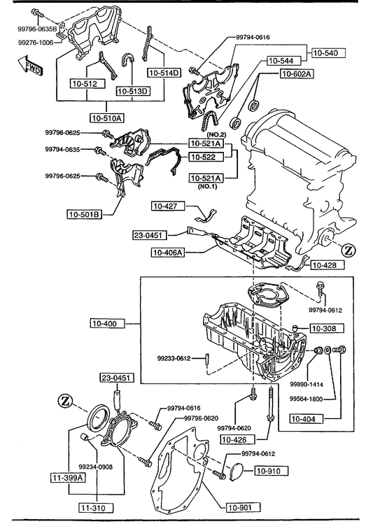 OIL PAN & TIMING COVER [1994 Miata] - Garage 56 Engineering