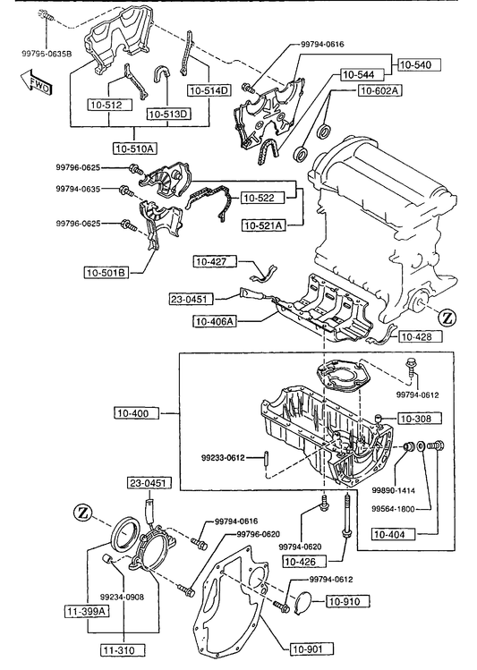OIL PAN & TIMING COVER [1995 Miata] - Garage 56 Engineering