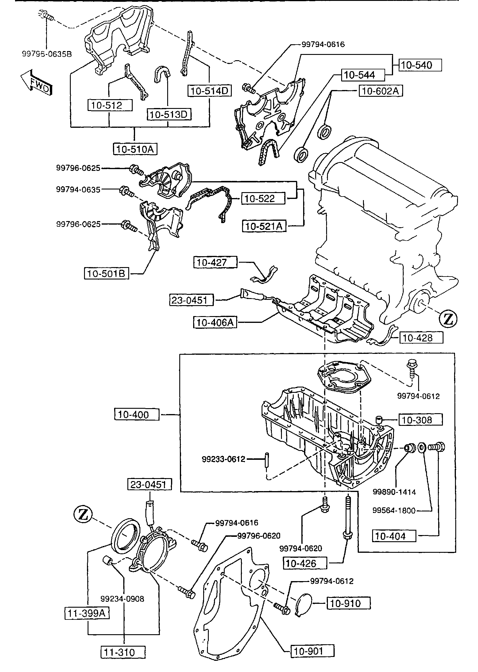 OIL PAN & TIMING COVER [1996 Miata] - Garage 56 Engineering