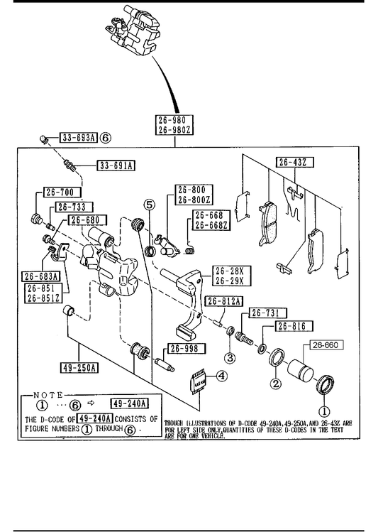 REAR BRAKE MECHANISMS [1990 Miata] - Garage 56 Engineering