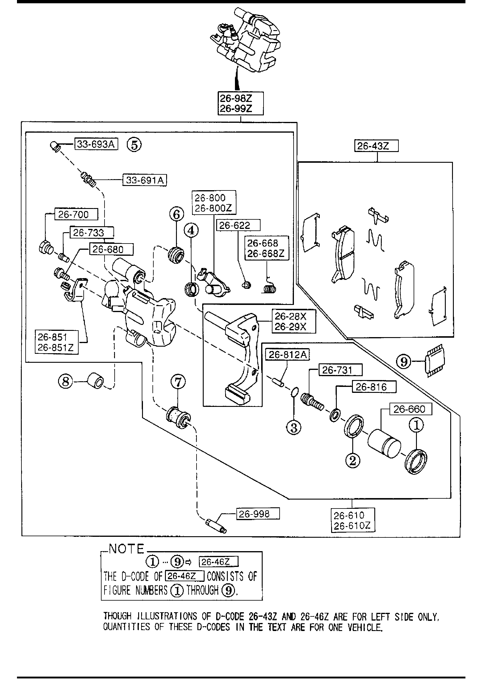 REAR BRAKE MECHANISMS [1995 Miata] - Garage 56 Engineering