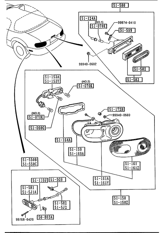 REAR COMBINATION LAMPS [1994 Miata] - Garage 56 Engineering